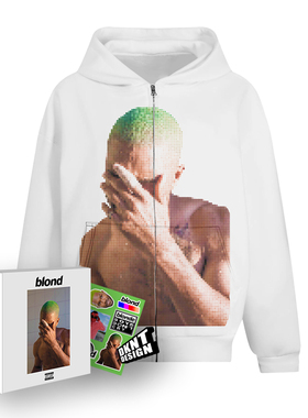 Frank Ocean 法海 blond 专辑 连帽卫衣 加绒 帽衫 欧美 嘻哈说唱