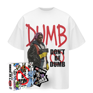 DONT BE DUMB 短袖T恤 纯棉 A$AP ROCKY 美式 圆领 宽松街头重磅