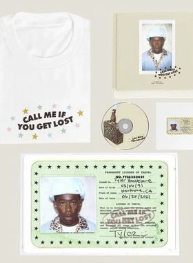 TYLER THE CRETOR 专辑印花 星星图案 短袖T恤 嘻哈 宽松 Rap美式