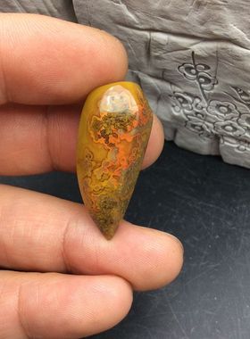 天然战国红玛瑙平安扣吊坠