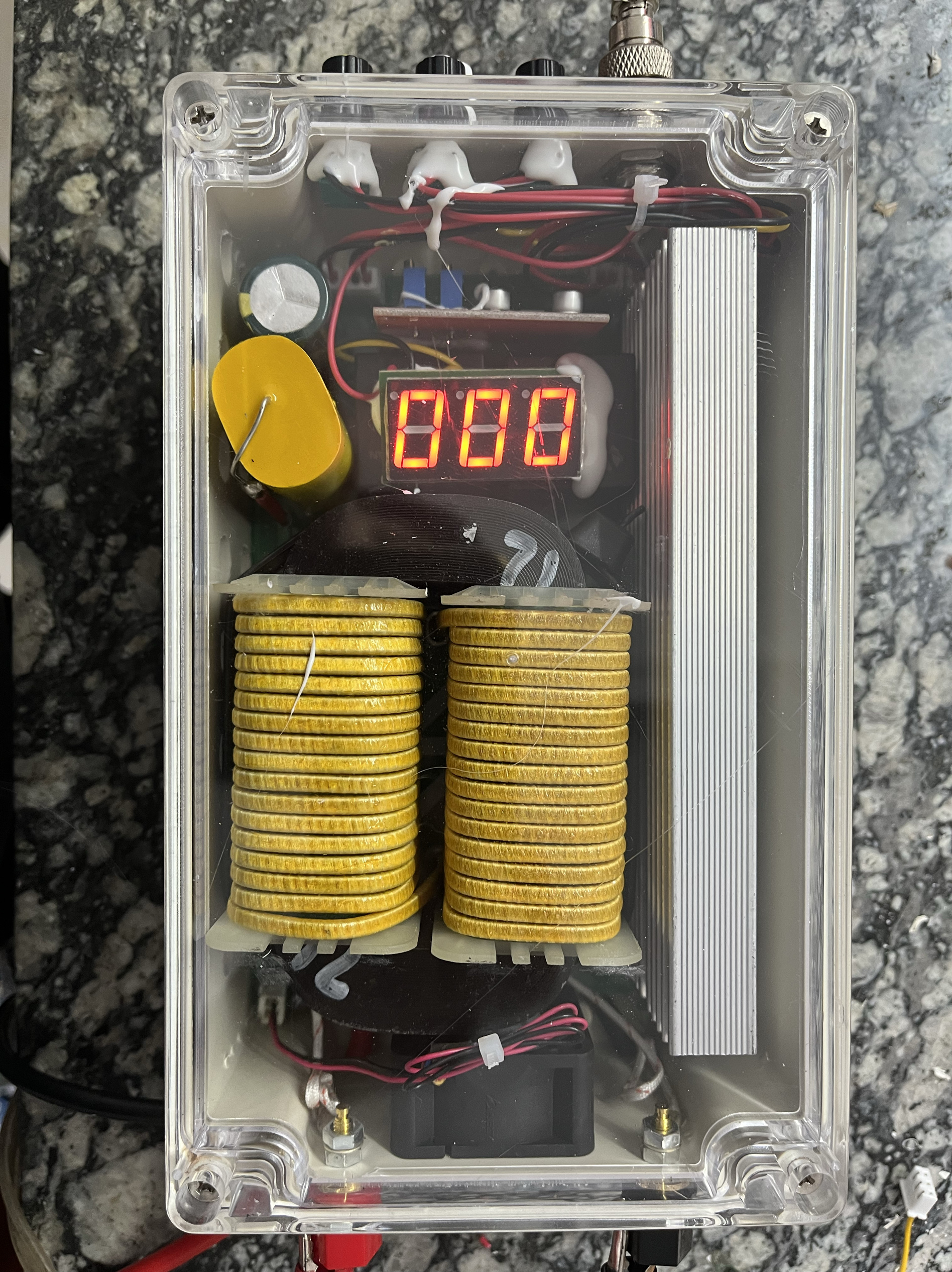 电子白金机逆变器纯手工制作功率900w变压器采用进口