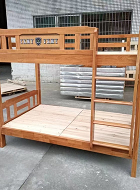 实木双层床上下铺床子母床儿童床