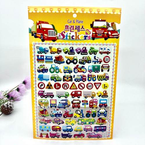 S7新款泡泡贴大号换装奥特曼卡通贴画儿童幼儿园奖励表扬黏贴纸