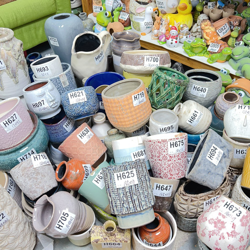 【F三区】孤品一物一拍陶瓷花瓶花盆样品间家居园艺摆件装饰绿植
