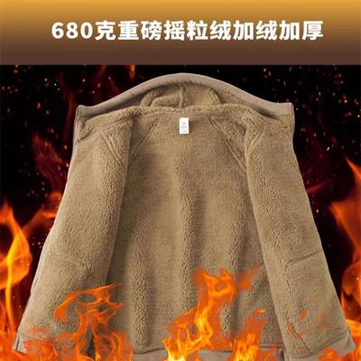 一件过冬！摇粒绒+仿羊羔绒 秋冬男女户外加厚加绒连帽卫衣外套潮