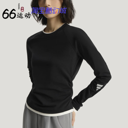 阿迪达斯女子插肩长袖运动T恤