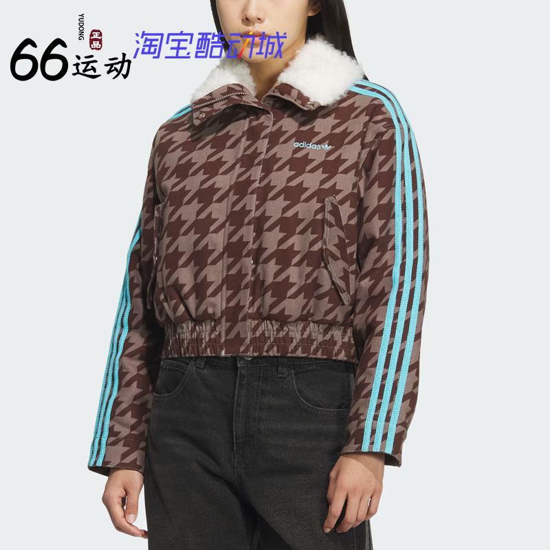 阿迪达斯三叶草女子保暖棉服