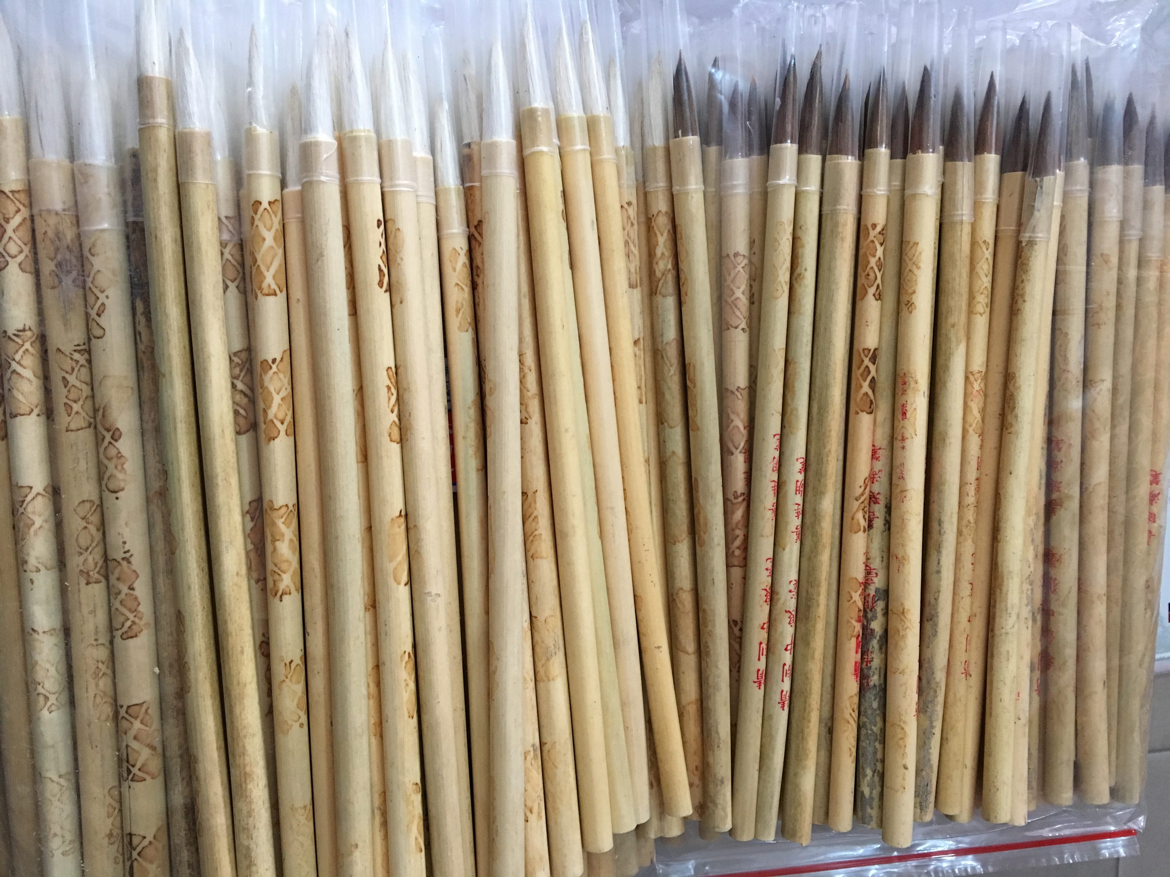 大中小号马毛便宜工厂使用湖笔图片