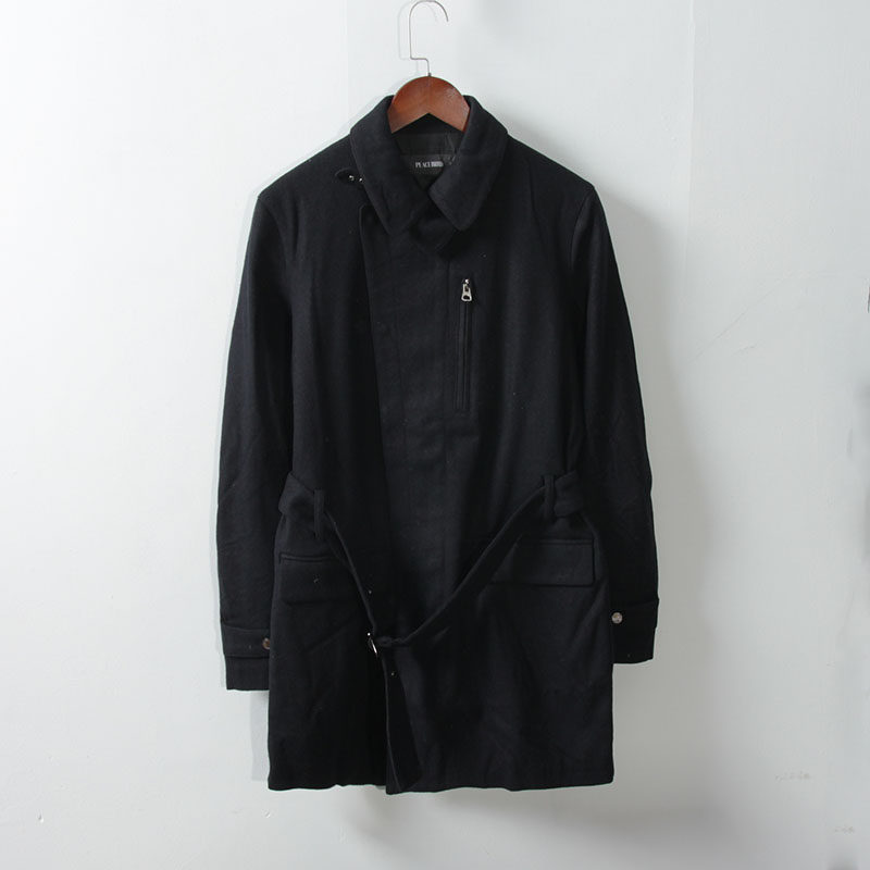 秋冬季男装休闲中长款腰带毛呢大衣男士青年商务修身型外套2019在类目 男装, 毛呢大衣中 - 来自Buy2taobao.com提供专业的淘宝代购服务