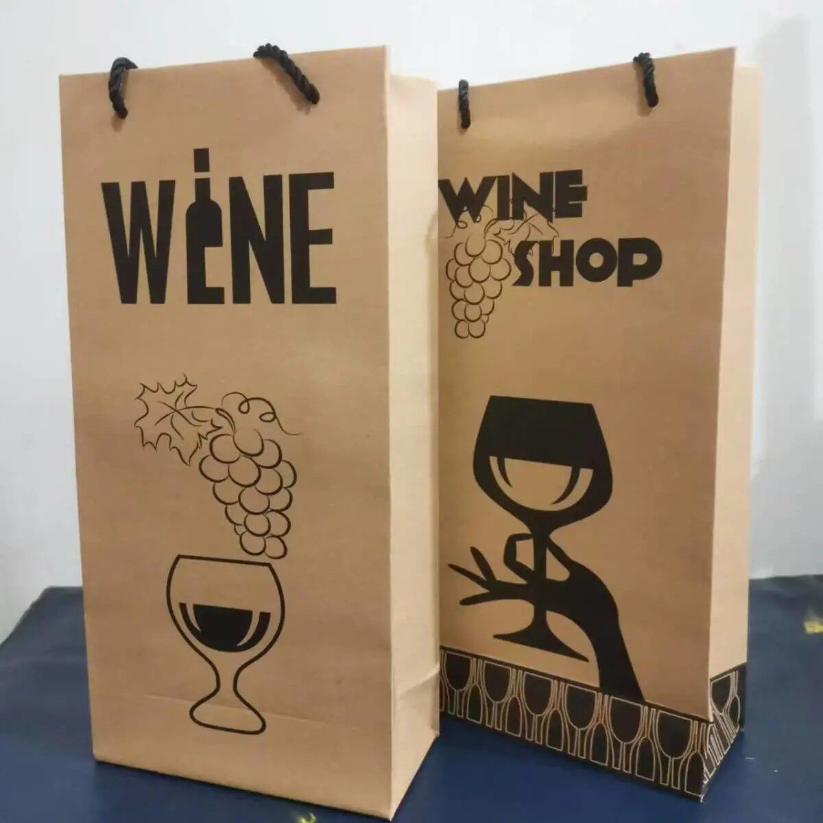 红酒袋子牛皮纸袋红酒袋葡萄酒袋红酒包装袋特价