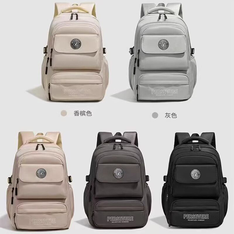 2025新款休闲书包男生女生小学4-6年级初中高中大容量轻儿童背包