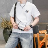 商标已注册2026年新款微阔短袖T恤钱塘3019TX3111P75真模，男装T恤，电商A023