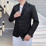 2026年新款高端提花休闲小西装钱塘3019X6705P160真模，男装西服套装，电商A023