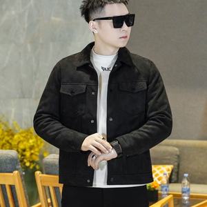 Y88652 P320 2025高端冬季90%白鸭绒翻领鸡皮绒羽绒服 真模控365，男装羽绒服，电商A023