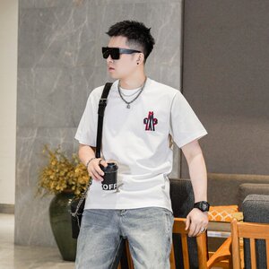 2026年新款微阔短袖T恤 钱塘3019 TX3101 P75 真模，男装T恤，电商A023