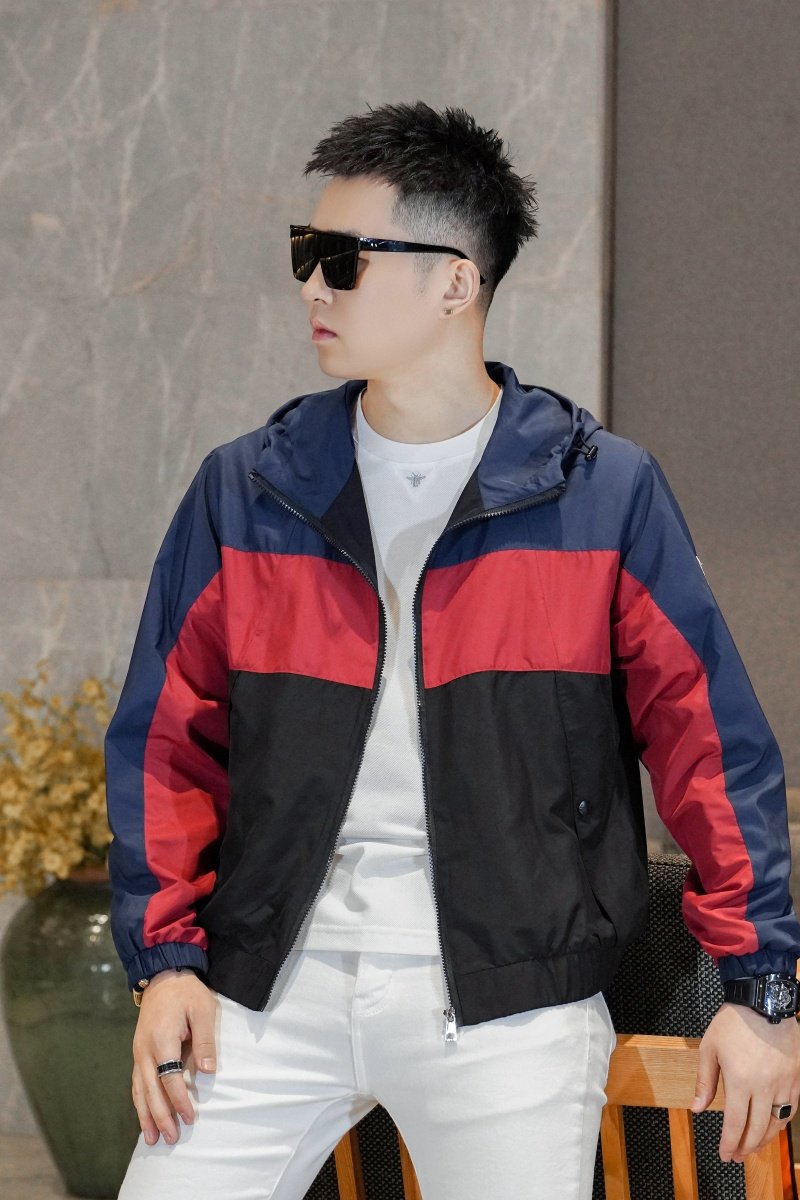 2026年新款连帽休闲夹克钱塘3019-JK9293P140真模,男装夹克,电商A023