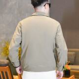 商标已注册2025年新款翻领休闲夹克JK88621P175真模，男装夹克，电商A023