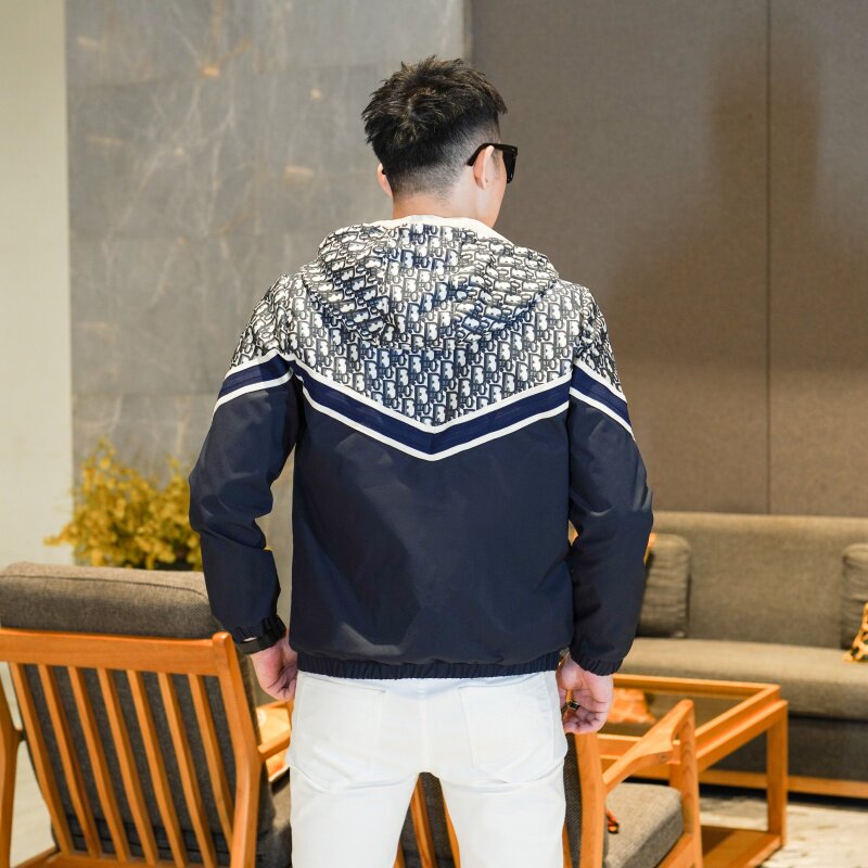 2026年新款印花连帽休闲夹克JK9272P155真模,男装夹克,电商A023