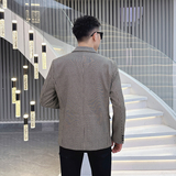 2026年男士大码西服高端便西钱塘3019X6616P180真模卡其，男装西服，电商A023