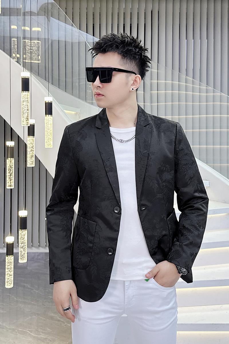 2026年新款高端提花休闲小西装钱塘3019X6705P160真模,男装西服套装,电商A023