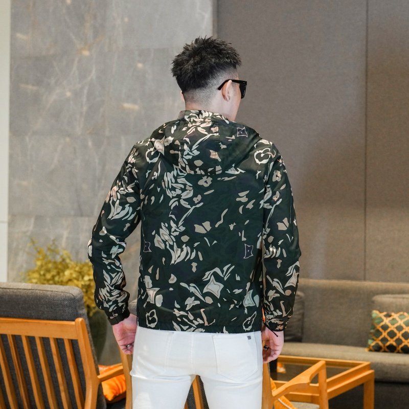 2026年新款连帽休闲夹克钱塘3019-JK9307P140真模商标已注册,男装夹克,电商A023