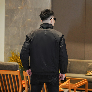 Y9806 P290 2025高端冬季90%白鸭绒印花立领羽绒服  真模 325图片