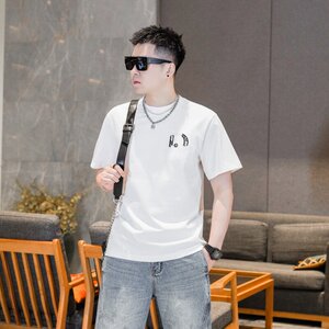 2026年新款微阔短袖T恤 钱塘3019 TX3096 P75 真模，男装T恤，电商A023