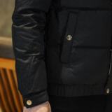 Y88663P3202025高端冬季90%白鸭绒立领提花羽绒服真模365，男装羽绒服，电商A023