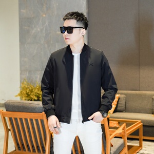 2025年新款印花圆领休闲夹克 3019-JK9285 P135 真模图片