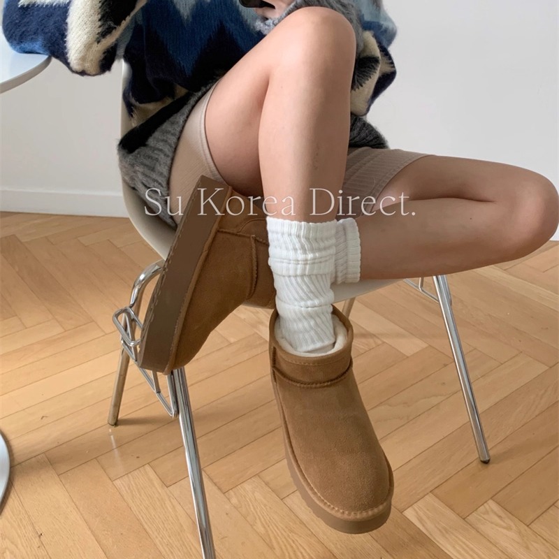 经典厚底保暖短筒棉靴雪地靴