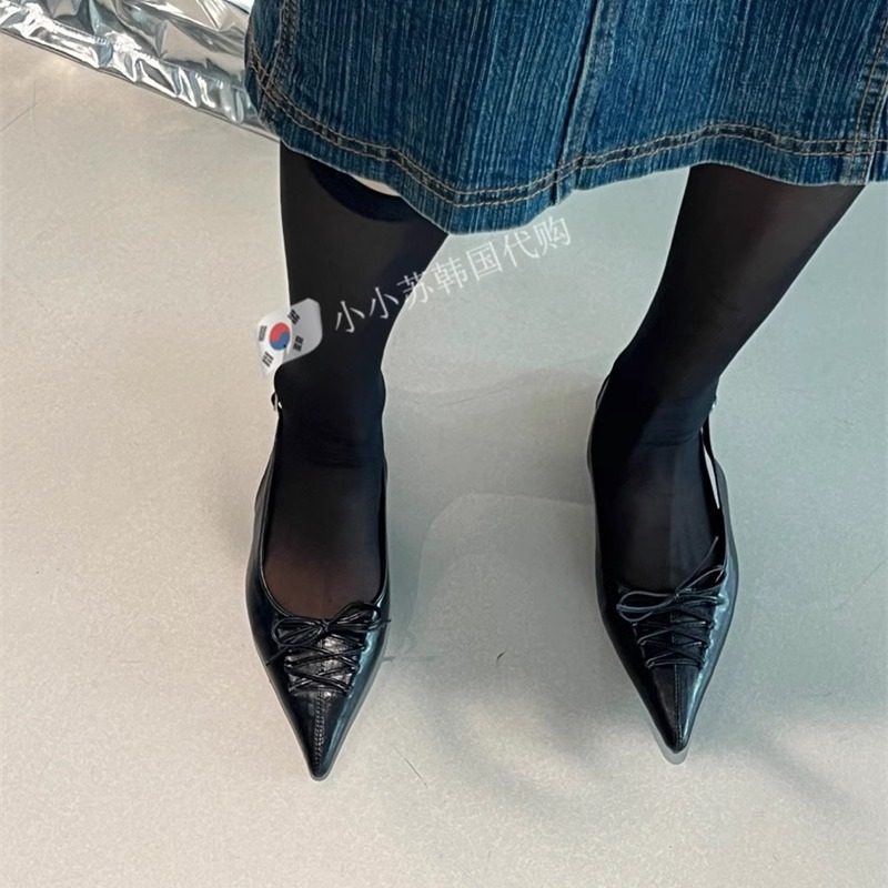 尖头后空气质包头凉鞋