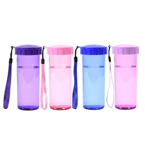 特百惠水杯430ml莹彩防漏随手杯