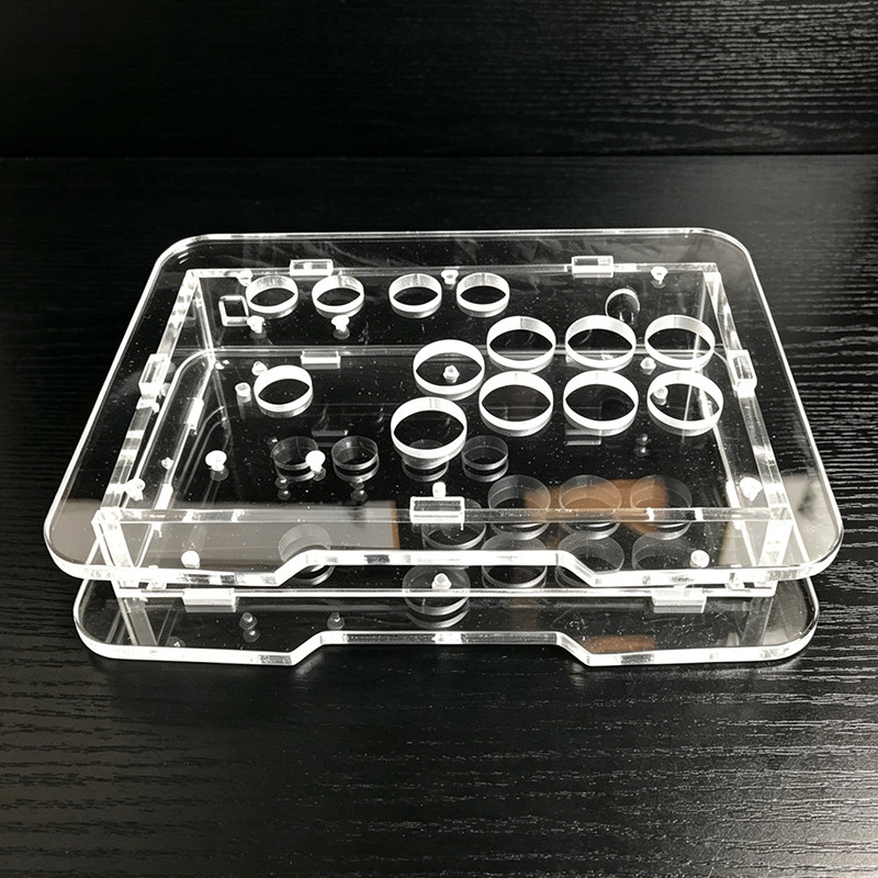DIY摇杆框体摇杆外壳亚克力摇杆街机外壳组装透明外壳游戏摇杆
