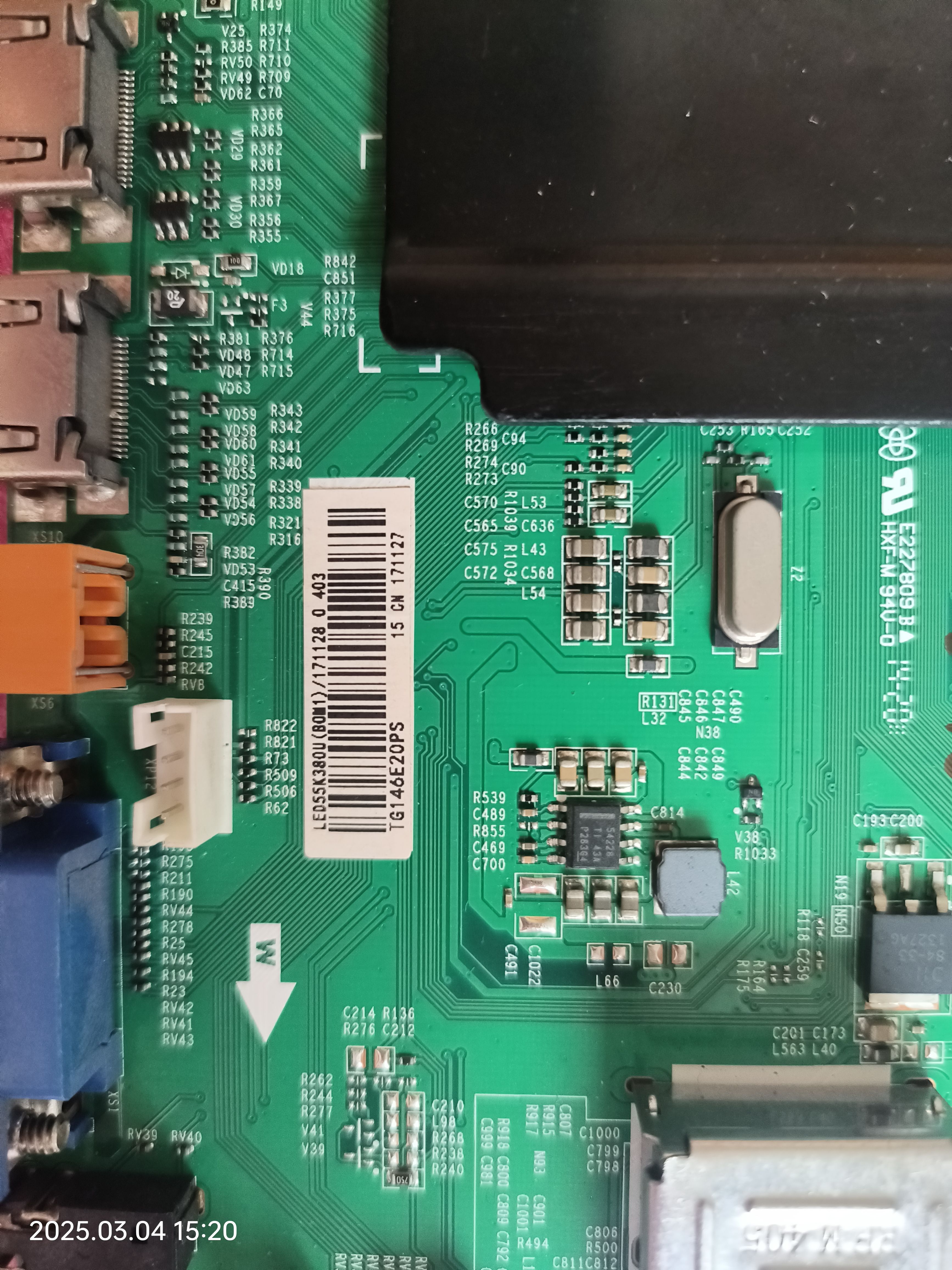 海信LED55K380U主板5730