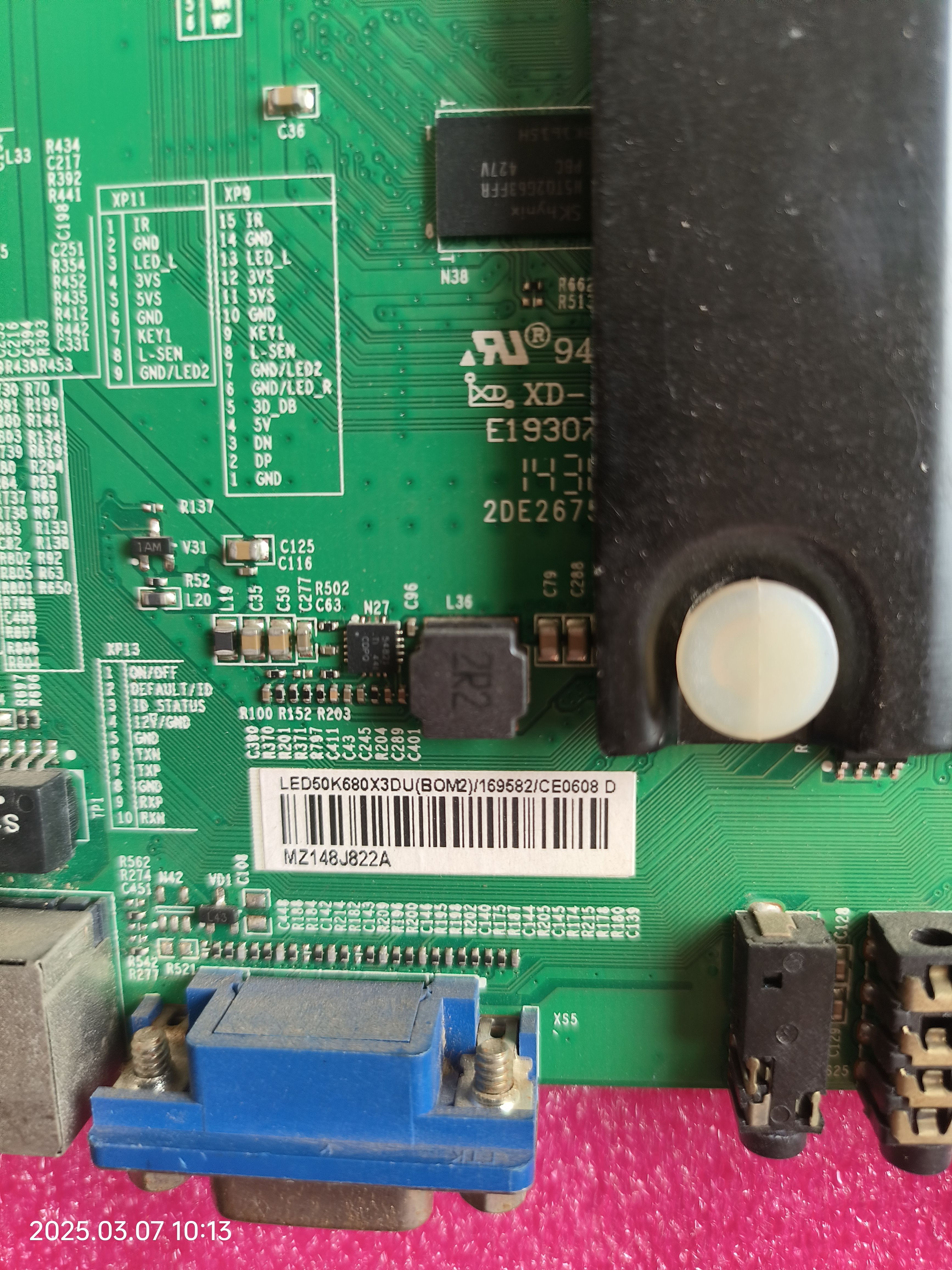 LED50K680X3DU(BOM2)169582主板RSAG7.820.5689测好