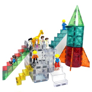 7.5cm彩窗磁力片异型磁力片2倍长楼梯兼容DUDU思创科博正方形bao