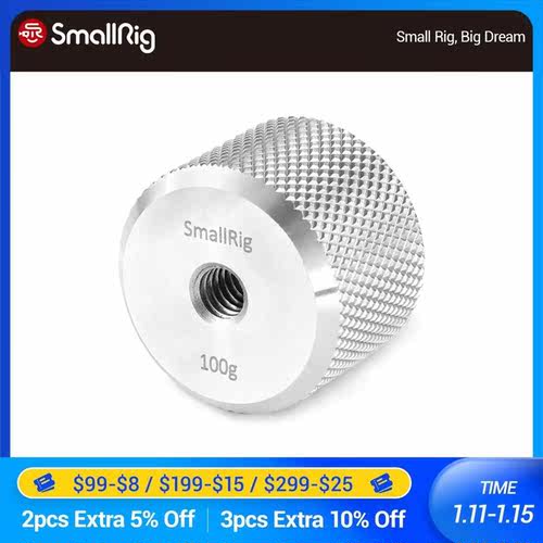 SmallRig Counterweight (100g) With 1/4 Threaded Hole for DJ