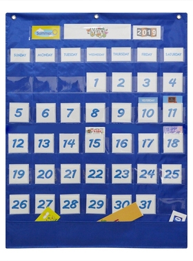 School Classroom Calendar Pocket Chart Wall Calendar & Weath