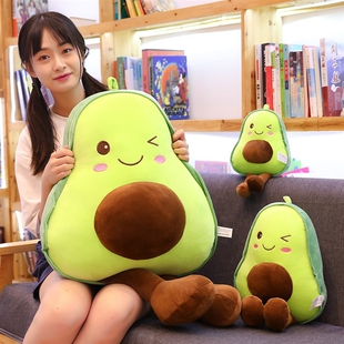 Avocado Food Plush Toys Shaped Fruit Series Cute Kiwi Stuff