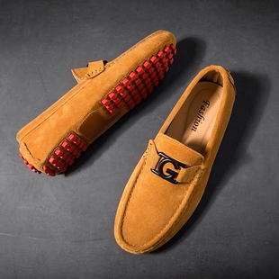 Mens Loafers Leather Luxury Designer Spring Summer Moccasin