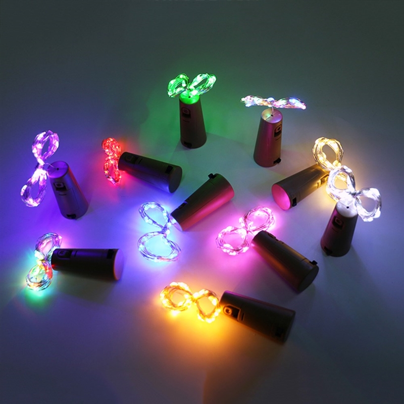 Durable 20LED Wine Bottle Lamp Cork Shaped Diy String Light