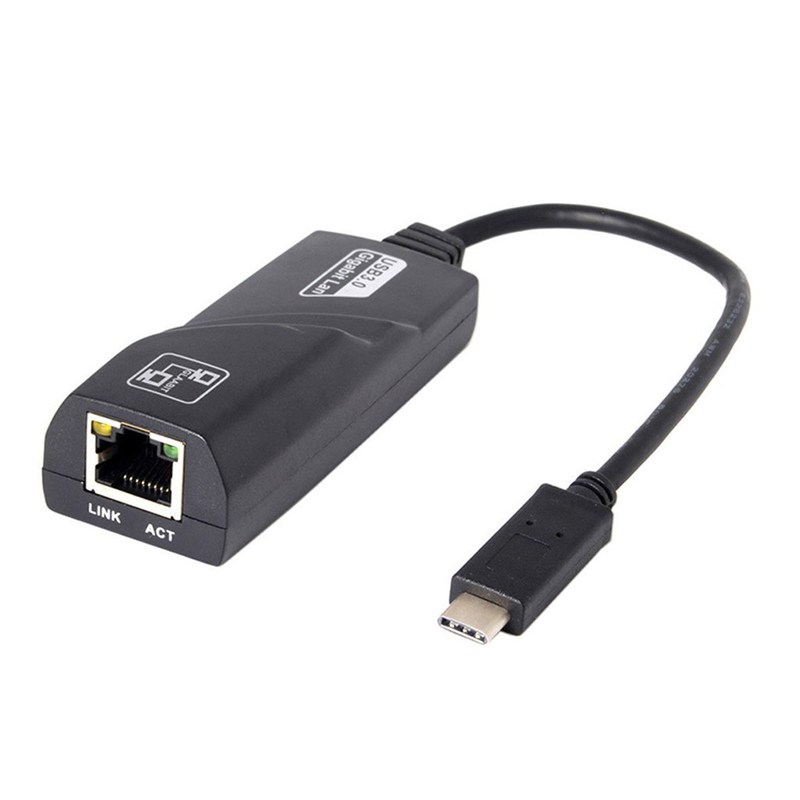 USB C to 1Gbps Ethernet Adapter Thunderbolt 3/Type-C to RJ45