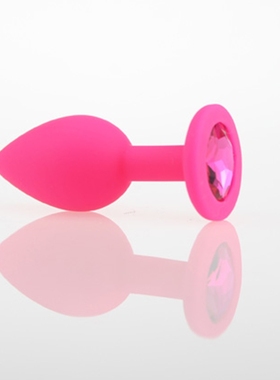 Silicone Anal Plug with Jewelry for Woman Men Gay  Lesbian