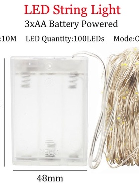1-10M 100 Led String Garland Christmas Tree Fairy Light Chai