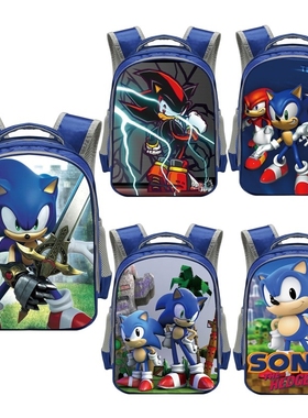 toon Sonic Boom Backpack Children School Bag for eenager Boy