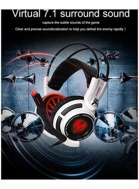 G941 Gaming Headset for PS4, PC and Laptop, 7.1 Virtual Surr