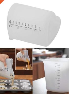 &ldquo;new 500ml measure stir pour measurin cup sili
