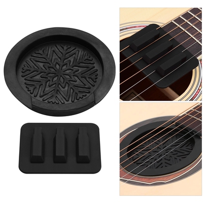 Guitar Sound Hole Cover Mute Muffler Set 11cm Soundhole Gui