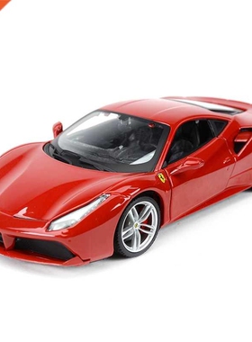 Bburago 1:24 Ferrari 488 GTB Sports Car Static Die Cast Vehi