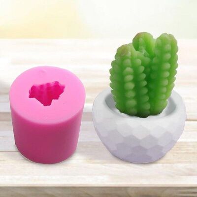 Creative Cactus Mold Meaty Plant Cactus Shaped Silicone